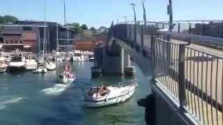 Expensive Sailboat Crashes Into Bridge [upl. by Renat]