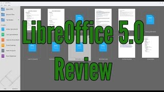 LibreOffice 50 Review [upl. by Annauqal165]