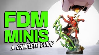 How to Print AMAZING FDM Miniatures  A Complete Guide to FDM 3d Printed Minis 2024 [upl. by Hoseia]