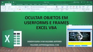 Ocultar Objetos Excel VBA  Vídeo 09 [upl. by Ahsal834]