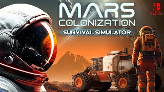 Mars Colonization Expedition Survival Simulator【Switch】Gameplay Sem Comentários [upl. by Eniak]