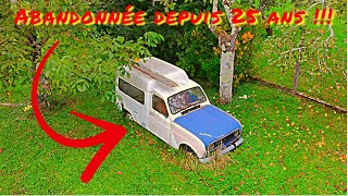 BARN FIND RENAULT 4 F6 1983  le pouvoir de la nature [upl. by Oicnaneb]