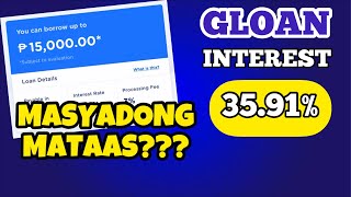 INTEREST RATE SA GLOAN CASH LOAN BY GCASH [upl. by Terese]