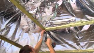 How to Insulate a Summerhouse or LogCabin Timber Building Using EcoQuilt Expert Insulation [upl. by Anegal]