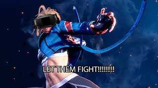 Street Fighter 6 as a Spectator in VR [upl. by Volnay]