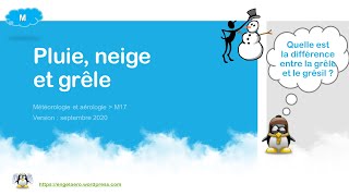 🛫Pluie neige et grêle BIA Météo⛅17 [upl. by Trina]