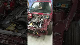 M52 Swap E30 Finally Moves Under Its Own Power  BMW E30 Build First Drive e30 m52 24v [upl. by Adaran]