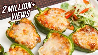 Stuffed Capsicum  Easy To Make Homemade Starter  Party Appetizer Recipe By Ruchi Bharani [upl. by Hendrick707]