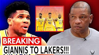 Doc Rivers begs Giannis to leave Bucks for Lakers before he ruins his career [upl. by Neelrak41]