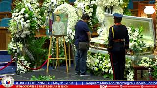 Requiem Mass And Necrological Service For the Late HON CARLOS M PADILLA [upl. by Eityak138]