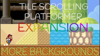 Tile Scrolling Platformer Expansion  Changing Backgrounds [upl. by Oetsira903]