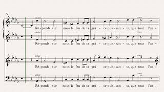 Cantique de Jean Racine Gabriel Fauré  BASS practice score [upl. by Martinez]