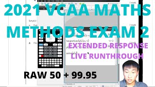 Runthrough  2021 Methods Exam 2 Ext Response [upl. by Savill]