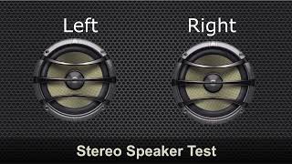 Stereo Speaker Test  Headphone Test  Left Right Channel Test  stereo [upl. by Neffets338]