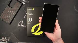 Easy Screen Protector Installation For Galaxy S24 Ultra  WSKEN Privacy Screen Protector [upl. by Greeson]