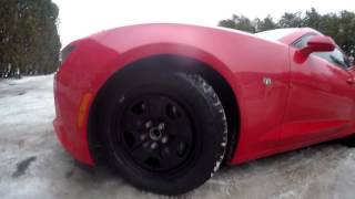 Winter Tires The perfect Setup for Chevrolet Camaro Ford Mustang and even DODGE 20222023 [upl. by Yelir]