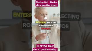 Closing Bell Market closed positive today youtubeshorts ytshorts trading stockmarket [upl. by Notloc118]