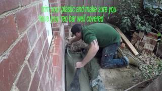 how to do a quality Brick step foundation [upl. by Ignaz]