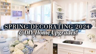 Decorate with Me🪻DREAMY SPRING DECORATING 2024  DIY HOME IDEAS [upl. by Enitsua177]