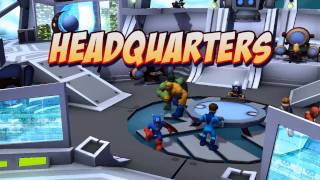 Super Hero Squad Online Helicarrier Headquarters Revealed [upl. by Oleic]