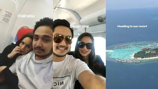 Izara Aishah amp suami pergi honeymoon di St Regis Maldives [upl. by Tish]