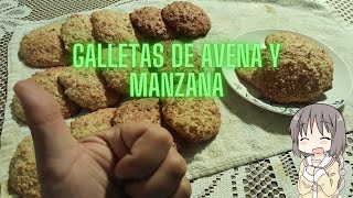 Receta de galletas de avena y manzana [upl. by Regdirb]