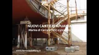 C 1250 nave traghetto Messina in costruzione ai Nuovi Cantieri Apuania [upl. by Olethea]