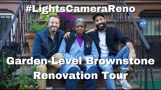 GardenLevel Brownstone Reno Tour  The Brownstone Boys [upl. by Eciuqram]