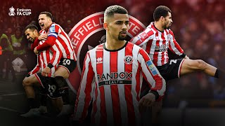 Iliman Ndiaye  Best Moments  Sheffield United  Emirates FA Cup 202223 [upl. by Cynthla148]