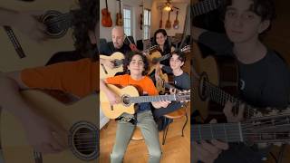 A Mi Manera  Family of Guitar Players playing GIPSY KINGS shorts [upl. by Atnoled]