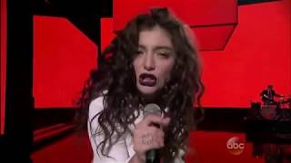 LORDE  YELLOW FLICKER BEAT AMAS 2014 HD [upl. by Marb784]