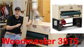 Woodmaster 38 Inch Drum Sander Unboxing and Setup [upl. by Chan423]