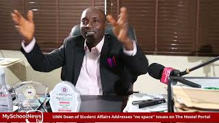 UNN Dean of Student Affairs Addresses quotno spacequot Issues on The Hostel Portal [upl. by Sida]