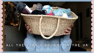 UK YARN HAUL  England Wales Scotland [upl. by Jaclyn551]