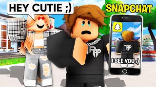 CREEPY GIRL Stalks Me on ROBLOX SNAPCHAT [upl. by Kauppi]