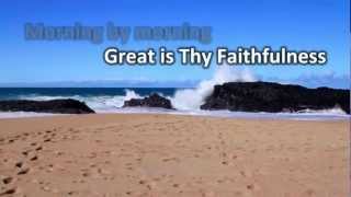 Great is thy Faithfulness Hymn  Israel Houghton with Lyrics [upl. by Schmeltzer]