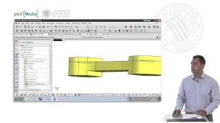 Diseño Paramétrico Asistido por Ordenador con NX Práctica   UPV [upl. by Ranit]