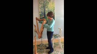 How to tune Harpsicle Harp on Adjustable Stand [upl. by Hetti]