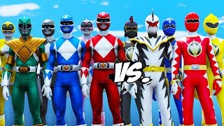 MIGHTY MORPHIN POWER RANGERS VS POWER RANGERS DINO THUNDER [upl. by Sukramal681]