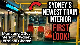 First Look at the Interior of a Mariyung NIF D Set Sydney Terminal Mayhem with Strike Action delays [upl. by Anuqahs]