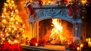 247 Christmas Fireplace Music 🔥 Relaxing Christmas Music Ambience 🎅🎄 Crackling Christmas Fireplace [upl. by Eserrehs]