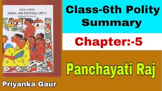 L5 Panchayati Raj  Polity Class 6th [upl. by Esile]