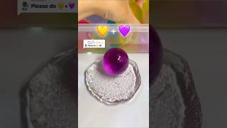 🌟 yellow and purple 😍  DIY making orbeez squishy ✨ orbeez squishy nanotape tapeball DIY art [upl. by Kreager317]