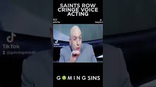 Saints Row Cringe Voice Acting shots gamingsins [upl. by Cos]