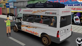 Luxury Minibus Driving in The City  Minibus Simulator Vietnam Gameplay  Driving Games [upl. by Lemrahs]