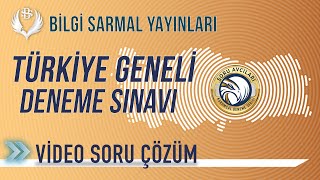 Bilgi Sarmal Türkiye Geneli Deneme Sınavı 3  AYT  Edebiyat [upl. by Nyrrek]