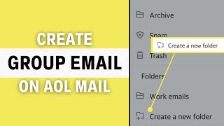 How To Create a Group Email in AOL Mail Distribution List [upl. by Stern632]