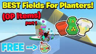 The BEST Fields To Plant Your PLANTER To Get OP Items Bee Swarm Simulator [upl. by Kumler171]