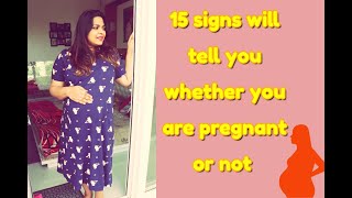 15 Signs and Symptoms of Early Pregnancy Before a Missed Period In Hindi [upl. by Anide]