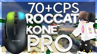 Roccat Kone Pro Review  Unboxing CPS Test  Solo Bedwars [upl. by Doughman]